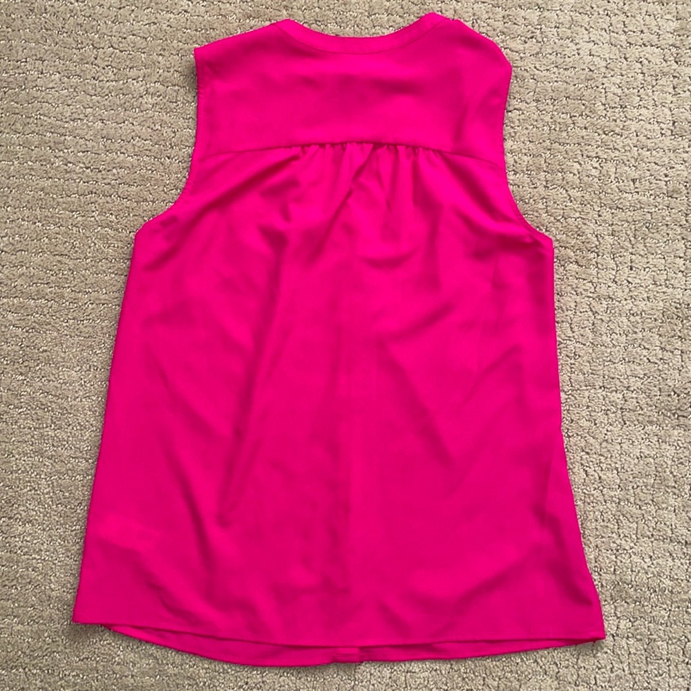 Target Bright Pink Button-Up Tank - Picture 2 of 3